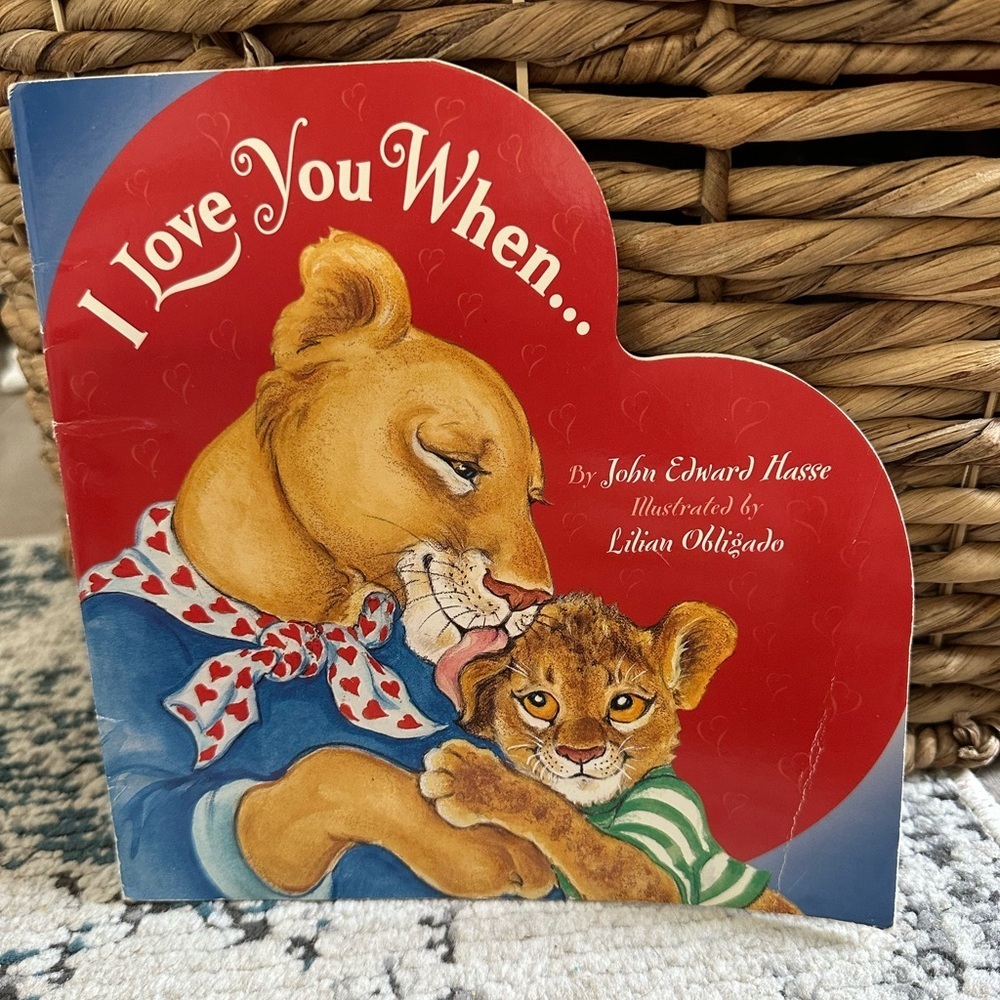 I Love You When... Heart-Shaped Children’s Book